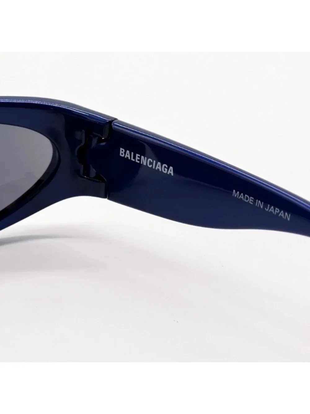 NEW BALENCIAGA BB0157S 009 SUNGLASSES BLUE UNISEX EYEWEAR BALENCIAGA